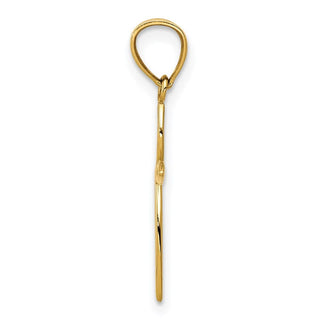 14k Yellow Gold Passion Cross Pendant