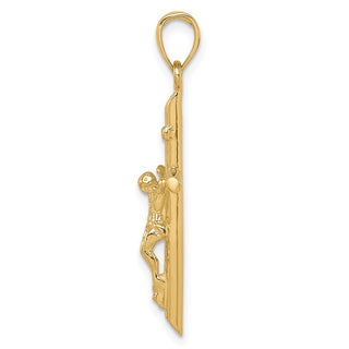 14k Yellow Gold Inri Crucifix Pendant C3895