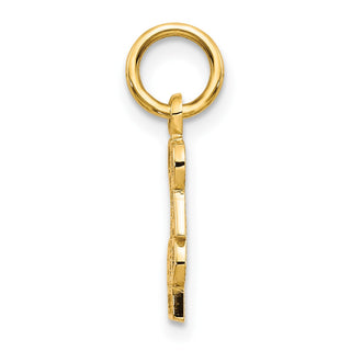 14k Yellow Gold #1 Dad Charm C391