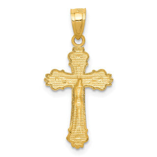 14k Yellow Gold Small Crucifix Pendant
