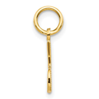 14k Yellow Gold #1 Dad Charm C392