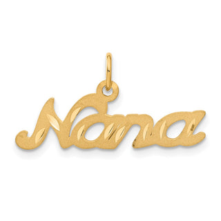 14k Yellow Gold Nana Charm