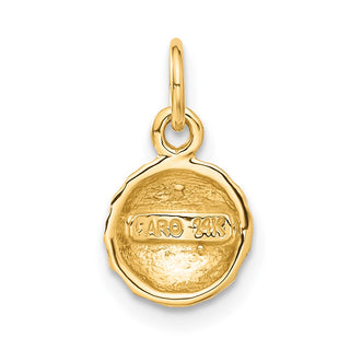 14k Yellow Gold Golf Ball Charm C40