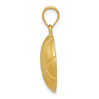 14k Yellow Gold Basketball Pendant C41