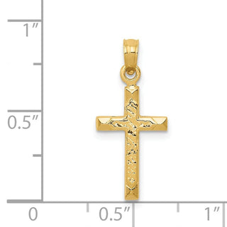 14k Yellow Gold Cross Pendant C4227