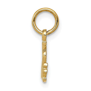 14k Yellow Gold I HEART MUSIC Charm C423