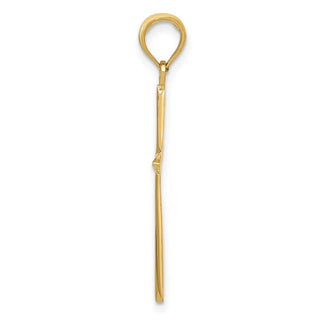 14k Yellow Gold Cross Pendant C4237
