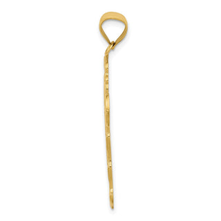 14k Yellow Gold Passion Cross Pendant C4331
