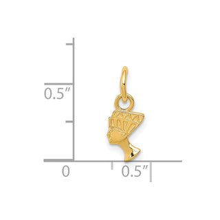 14k Yellow Gold Nefertiti Charm C443
