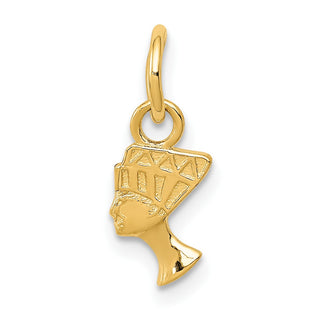 14k Yellow Gold Nefertiti Charm C443