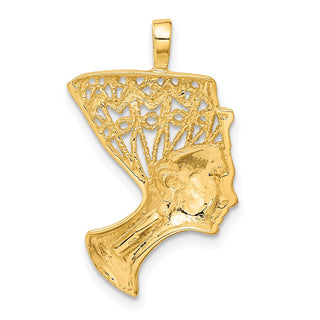 14k Yellow Gold Nefertiti Pendant C445