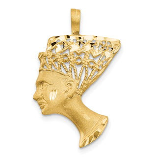 14k Yellow Gold Nefertiti Pendant C445