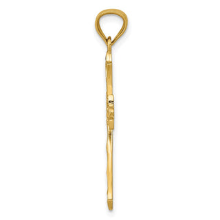 14k Yellow Gold Cross Pendant C4510