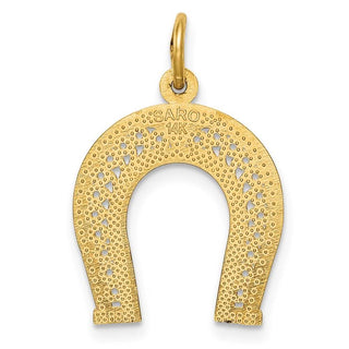 14k Yellow Gold Horseshoe Charm C453