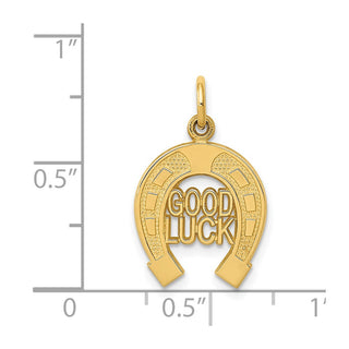 14k Yellow Gold Horseshoe Charm C454