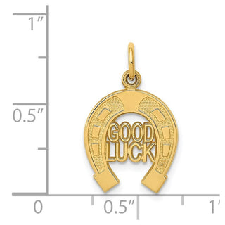 14k Yellow Gold Horseshoe Charm C454