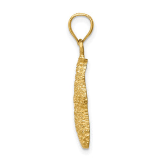 14k Yellow Gold Starfish Pendant C4610