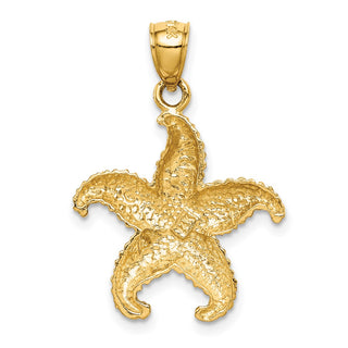 14k Yellow Gold Starfish Pendant C4610