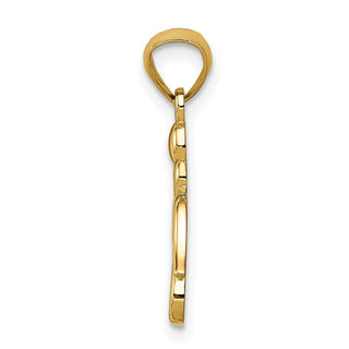 14k Yellow Gold Angel Pendant C4659
