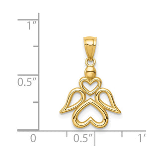 14k Yellow Gold Angel Pendant C4659