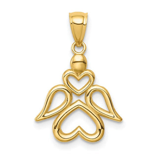 14k Yellow Gold Angel Pendant C4659