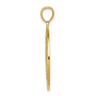 14k Yellow Gold Star Of David Pendant C4660