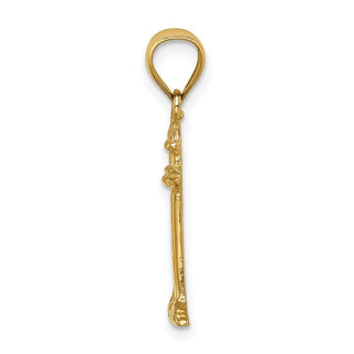 14k Yellow Gold Lighthouse Pendant C4727
