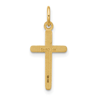 14K Yellow Gold Cross Pendant C4834