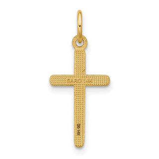 14K Yellow Gold Cross Pendant C4834