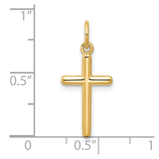 14K Yellow Gold Cross Pendant C4834