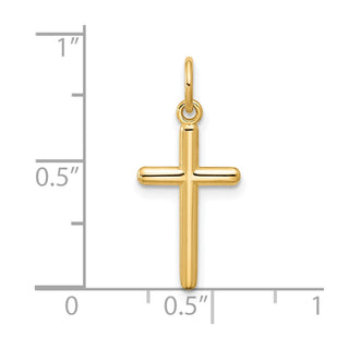 14K Yellow Gold Cross Pendant C4834