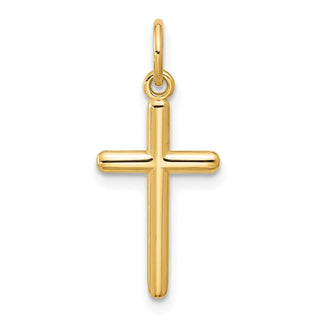 14K Yellow Gold Cross Pendant C4834