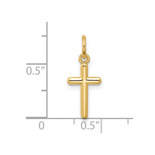 14K Yellow Gold Cross Pendant C4835