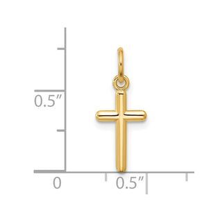 14K Yellow Gold Cross Pendant C4835