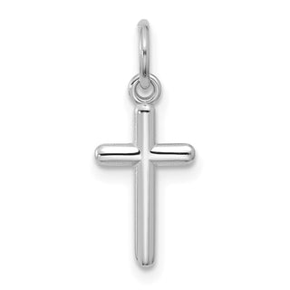 14k White Gold Cross Pendant C4835W