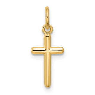 14K Yellow Gold Cross Pendant C4835