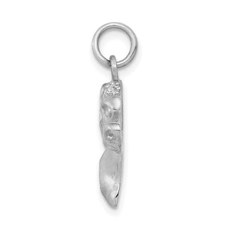 14k White Gold Dog Charm