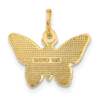 14k Yellow Gold Butterfly Charm C537