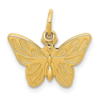 14k Yellow Gold Butterfly Charm C537