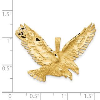14k Yellow Gold Eagle Pendant C542