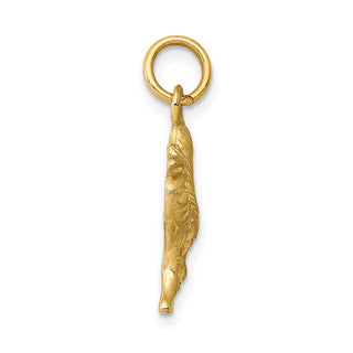 14k Yellow Gold Camel Charm