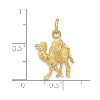 14k Yellow Gold Camel Charm