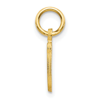 14k Yellow Gold Casted Initial G Charm