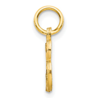 14k Yellow Gold Initial B Charm C565B