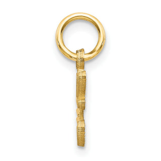 14k Yellow Gold Initial C Charm C565C