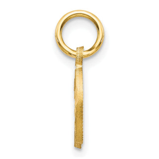 14k Yellow Gold Initial D Charm C565D