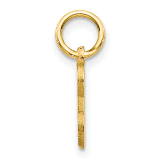 14k Yellow Gold Initial E Charm C565E