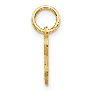14k Yellow Gold Initial E Charm C565E