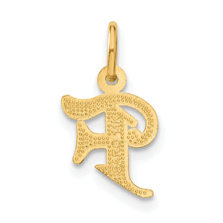 14k Yellow Gold Initial F Charm C565F