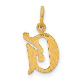14k Yellow Gold Initial G Charm C565G